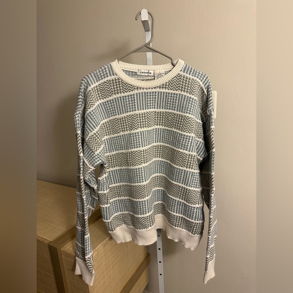 100% Cotton Vintage Claiborne Grandpa Sweater